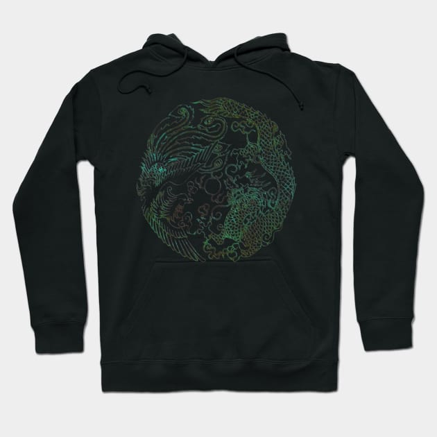 Shenmue III Dragon Vs Phoenix Hoodie by Gekidami